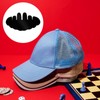 Wanmu Black Baseball Caps Inserts Shapers, Flexible Washable Reusable Hat
