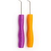 AKB Purple and Orange Ergonomic Loom Knit Hook, 2 Pack