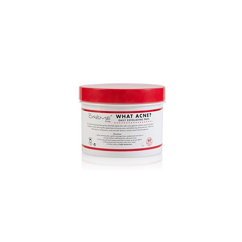 The Crème Shop What Acne? - Almohadillas exfoliantes diarias