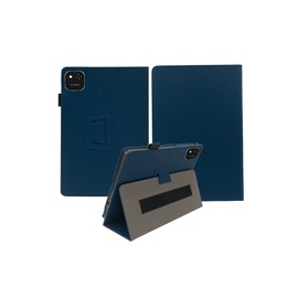 for alldocube iPlay 60 Pad Pro Android 14 12.1" Tablet Case,Folding Stand Protective Cover with Pencil Holder and Wrist Strap,Full Protection, Premium PU, Scratch Resistant(Dark Blue)