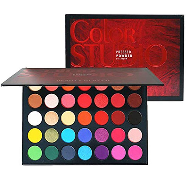 Beauty Glazed New 35 Color Makeup Eyeshadow Palette Shimmer Matte High Pigmented Long Lasting Make up Eye Shadow Pallete Cosmetics