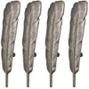 SCRTB 4Pcs Feather Drawer Knob Pull Handle Cabinet Drawer Pulls