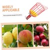 Kisangel 1pc Fruit Picker Tool Telescoping Fruit Catcher Orange Pear