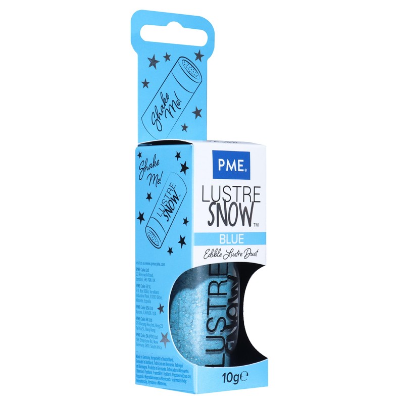 PME Edible Lustre Sprinkle Snow - Blue (10g)