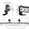 Amber/Blue Emergency Strobe Light Bar 36 In 13 Flash Patterns