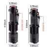 Led Lampara Tactica 2000 Lumens Ultra Cree Led Recargable Q5