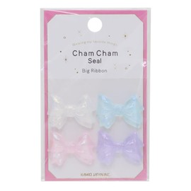 Kamio Japan Sticker CHAMCHAM SEAL Big Ribbon 224986