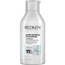 REDKEN- Acondicionador Acidic Bonding Concentrate|Reparador y de anti-quiebre para cabello dañado| Proporciona máxima reparación, acondicionamiento intenso y fuerza|Con ácido cítrico| 300ml