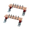 ELECTRAPICK Wall Mounted Copper Grounding Bar Kit, Copper Bus Bar