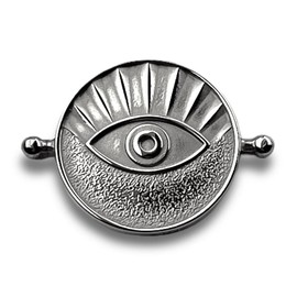 Evil Eye Element - color: silver, metal finish: silver