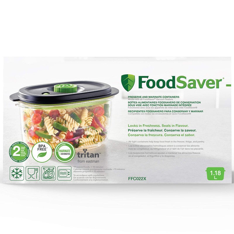 FoodSaver FFC022X Preserve & Marinate Vacuum Container | Airtight BPA