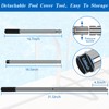 31-1/2 inch Pool Cover Tool, Extra Long Pool Cover Installation