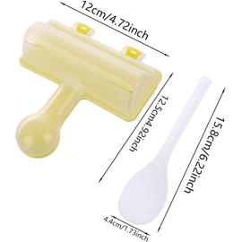 WenTigDY Sushi Making Mould, Sushi Making Mould, DIY Simple Sushi Maker, Sushi Maker Kit DIY, DIY Shake Sushi Roll Shake Mould Hand Shake Sushi, Ideal for Children, Family, Weight Watchers