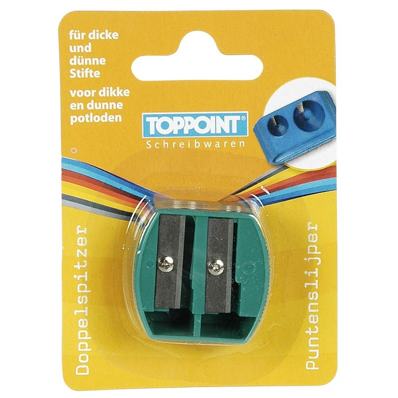 Double sharpener for thick and thin sticks (34 230)