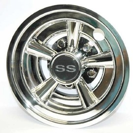 OPD Golf CART SS HUB CAPS FITS Yamaha Club CAR EZ-GO PAR CAR HUBCAPS 8"