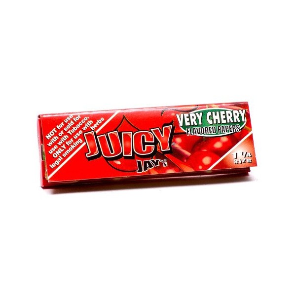 JUICY JAY'S Flavored Papers 32 Leaves 1 1/4 Very Cherry Flavor Pack of 1