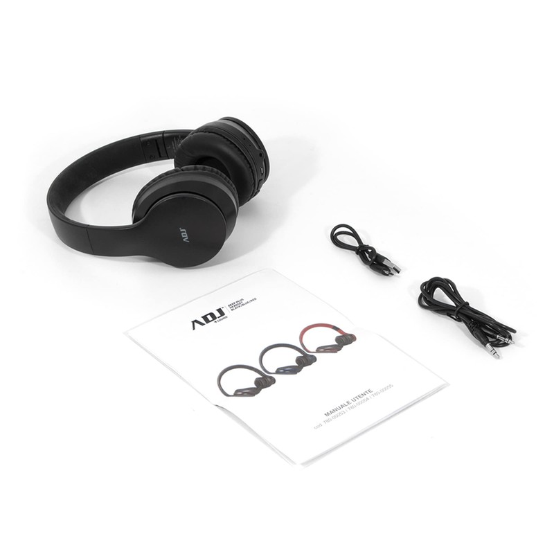 ADJ CUFFIA CON MICROFONO BLUETOOTH DEEP PLUS PER SMARTPHONE E