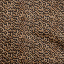 oneOone Cotton Poplin Twill Brown Fabric Animal Skin Quilting Supplies Print Sewing Fabric by The Yard 56 Inch Wide