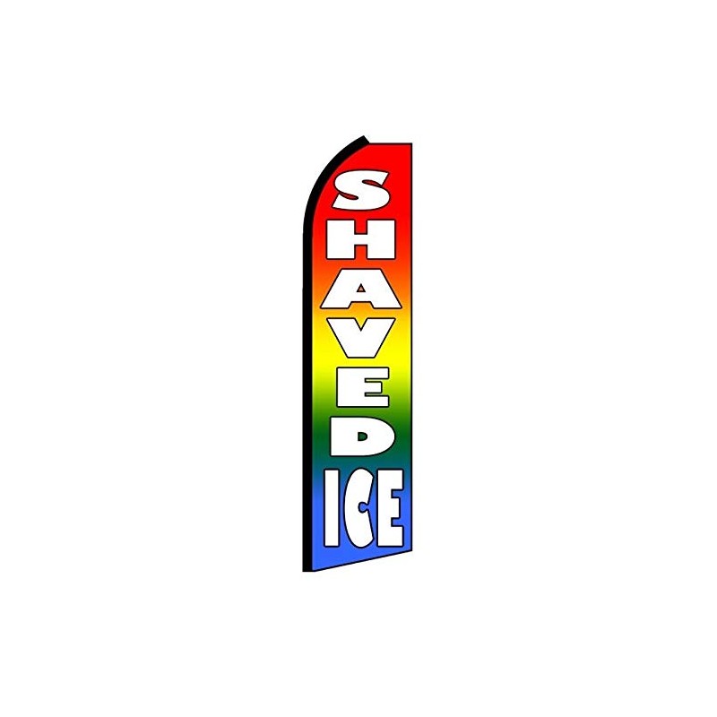 Shaved Ice Swooper Flags Pack of 5| Advertising Shaved Ice