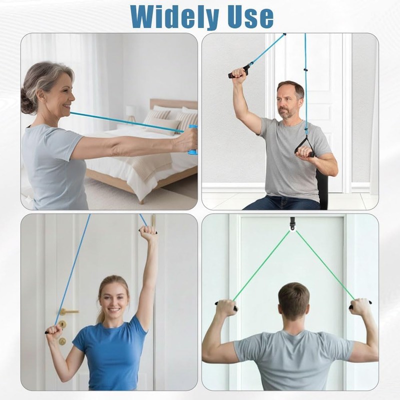 flintronic Shoulder Pulley, Shoulder Pulley Over The Door for Physiotherapy,