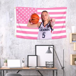 Shmbada Shmbada Paige Bueckers 3x5 Foot Decorative Flag with 2 Brass Grommets for Outdoor Indoor, Double Stitched, Wall Hanging Room Decor Tapestry, College Dorm Room Porch Outside Decorations