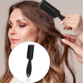 JJUNW 2Pcs Neck Duster Barber, Premium Hair Cutting Cleaning, Professional Barber Accessories Fade Brush, Shaving Brushes for Men for Cleaning Hair Around Neckline and Ears