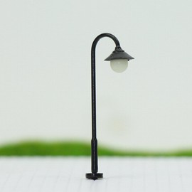 Model Street Lamp, Street Lamp, LED Light, 1.4 inches (35 mm), 1:120 - 1:150, Pack of 10, Railway Model, Building Model, Diorama, Scene Collection, Education, DIY