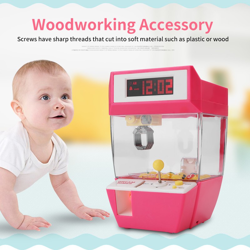 Mini 2 in 1 Electronic Crane Machine Toy LCD Display