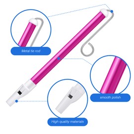 Lukmaa 2 Pieces Slide Whistle for Adults Toy Slide Whistle Musical Instrument Toy for Parent-Child Games, Blue and Purple