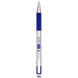 Zebra Pen G-301 Stainless Steel Retractable Gel Pen, Medium Point, 0.7mm, Blue Ink, 2-Count, 2 Pack (41322)