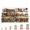 165 Pieces Rivet Nuts Set Thread Rivets M3 M4 M5