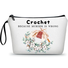 ARIOSEY Crocheting Supplies,Crochet Accessories And Gadgets Bag,Crochet Gifts,Makeup Bag for Purse,Mother's Day Gifts,Crochet Gifts for Crochet Lovers,Crocheting Accessories