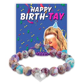 YOEE Bracelets for Womens, Purple Bracelet Beaded Bracelets for Girls, Ladies Bracelets Best Friend Sister Gifts Christmas Birthday Anniversary Friendship Gifts for Women