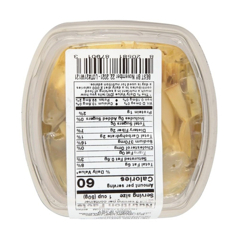 Fresh Pack Marinated Artichoke Heart Quarters, 7.1 oz, 12 Pack