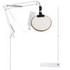 White Adjustable Embroidery Hoops Stand for Hand Work,3-in-1 Hoop/Tablet/Phone Holder