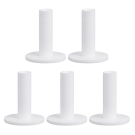 PATIKIL 3 Inch Rubber Golf Tees, 5 Pack Tall Practice Training Driving Range Tees Stable Ball Holder for Outdoor Indoor Hitting Mat, White
