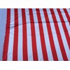 White/red 1inch Stripe Soft/Silky Charmeuse Satin Fabric. Sold by The