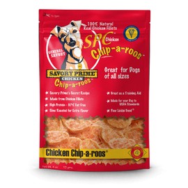 Savory Prime Chicken Chip-A-Roos Jerky Treat, 4-Ounce