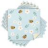 Mnsruu Cute Bee Daisy Floral 6 Pack Dish Towels, Kitchen