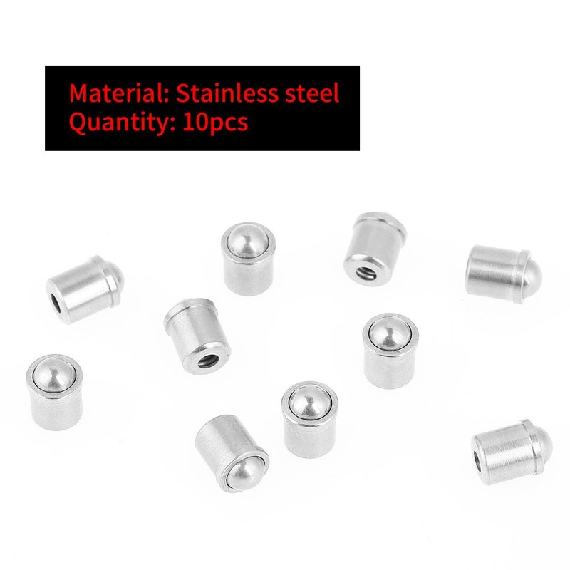 10pcs Spring Plunger Ball 6 x 7 mm Push Fit