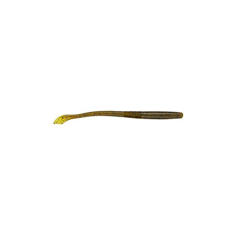 7.75" KUT Tail Worm Green Pumpkin