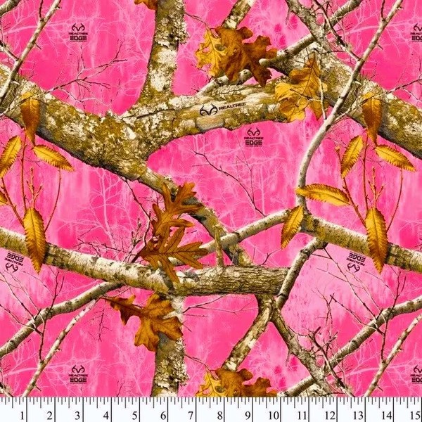 Realtree Edge® Colors Rich Flamingo Pink Camouflage Print Digital Cotton
