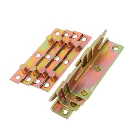 NOLITOY 4 Sets Invisible Bed Hinge Connector of Furniture Fastening Brackets for Enhanced Stability Silent Operation and Easy Installation for Bed Frame Hardware