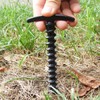 Kisangel 12pcs Heavy Duty Plastic Tent Pegs Outdoor Camping Tent