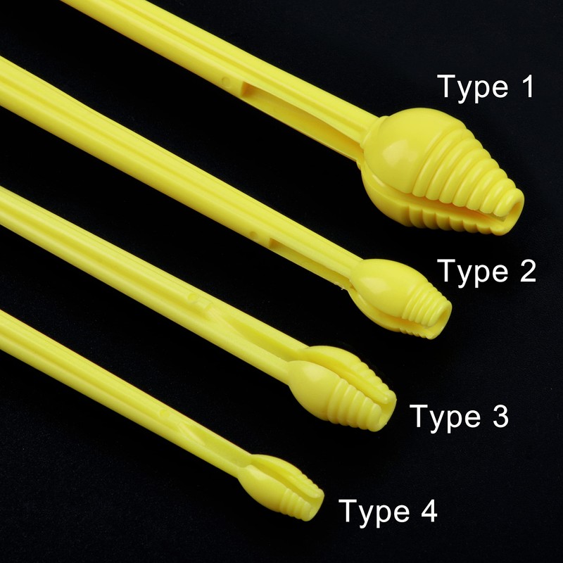 Portable Fishing Unhooking Disgorger 6pcs Plastic Fish Hook Remover Extractor