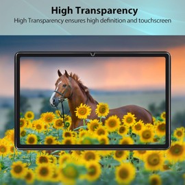elitegadget 2 Pack Glass Screen Protector for ROWT Tablet 10 inch Android 14, Octa-Core, 10GB RAM 64GB ROM 1TB Expandable, Widevine L1 - Tempered Glass Film/High Definition/9H Hardness