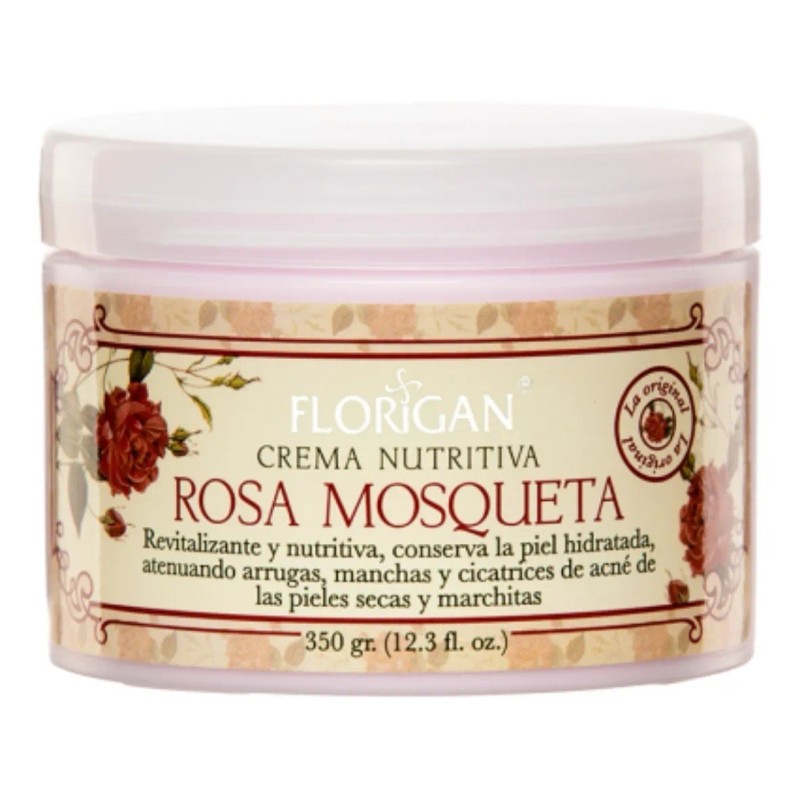 Pack 2 Crema Nutritiva Rosa Mosqueta Florigan® Cuida Tu Piel