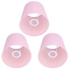 3PCS E14 Lampshade Fabric Ceiling Lamp Shade Exquisite Pink Wall
