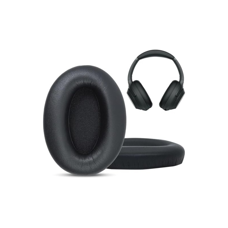 Replacement Ear Pads for Sony WH-1000XM3 Headphones, Black