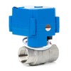U.S. Solid Motorized Ball Valve with Manual Function - 3/4"
